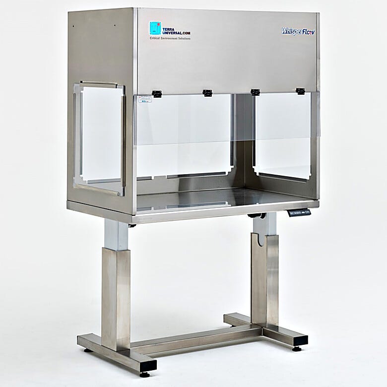 Biotech enclosure ideal for precision applications in optics, microelectronics, genomics, proteomics, and cell biology | 1675-53-48 displayed