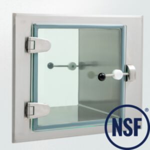 BioSafe® CleanMount® Pass-Through Chambers with Frameless Glass Doors