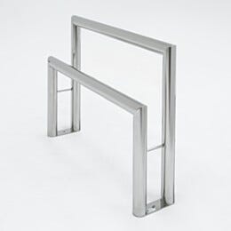 BioSafe® Lean Rail; Dual Support Rail System, 304 Stainless Steel, 48