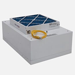 Fan Filter Unit; 2'x3', Integrated LED Light, RSR, HEPA, 120 V, Powder-Coated Steel