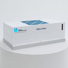 Smart® ECM Fan Filter Unit with integrated UPS battery system, 2'x4', HEPA, 120 V, Powder-Coated Steel