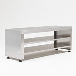 BioSafe® Gowning Bench; 304 Stainless Steel, Solid Top, 48