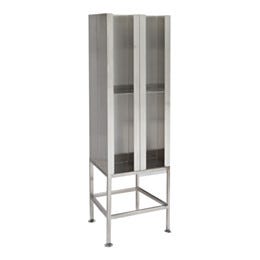 Garment Dispenser Station; 8 Compartments, Double Sided, 304 Stainless Steel, 24