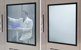 Window; Frameless, Double Pane, Switch Glass, 12 sq. ft., 2