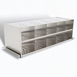 Bootie Rack; 304 SS, Detachable, for 46
