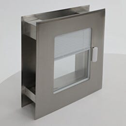 Internal Window Blinds for Cleanroom Window