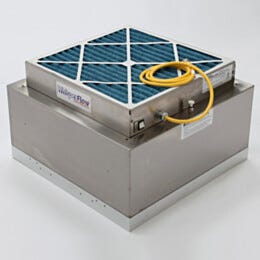 Fan Filter Unit; WhisperFlow®, RSR, 2'x2', ULPA, 120 V, Stainless Steel, BioSafe®