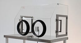Glovebox; Mail Handling, Acrylic, 35