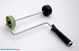 Handle; Stainless Steel/Plastic, for Cleanline Sticky Roller