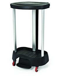 Premium Mobile Linen Hamper, Black
