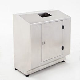 Waste Base; 304 SS, 24