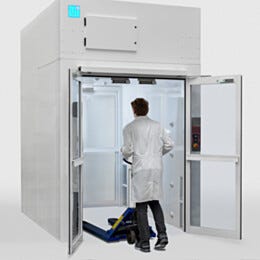 Cargo Air Shower, Automatic Swing Doors, Powder-Coated Steel, 76.5