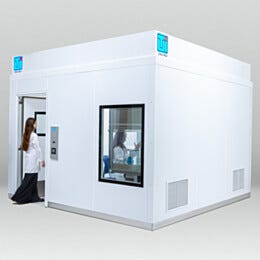 Cleanroom, BioSafe® Wall Panel System, 12' W x 12' D x 8' H