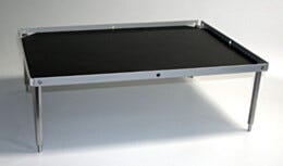 Accessories; Stacking Platform with flat, non-slip rubber mat, autoclavable, 12 x 12 in.