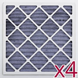 Carbon Pre-Filters for FFUs; Replacements, 4 Pack, 19.5