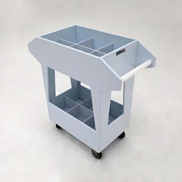 Cart; Laboratory, Chemicals, Polypropylene, 36