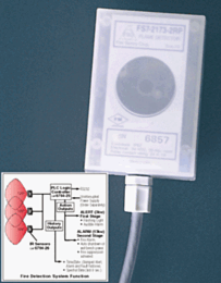 Fire Detection Multi-Spectral IR Flame Detector; Installed in Modular Cleanroom