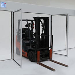 Equipment Access Doors for Hardwall Cleanroom; Double Doors, 95.25