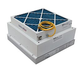 Fan Filter Unit; WhisperFlow®, 2'x2', HEPA, 120 V, Powder-Coated Steel
