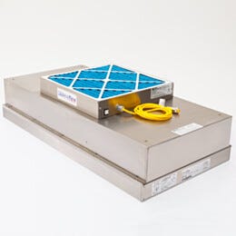Fan Filter Unit; WhisperFlow®, 2'x4', ULPA, 120 V, Stainless Steel, BioSafe®