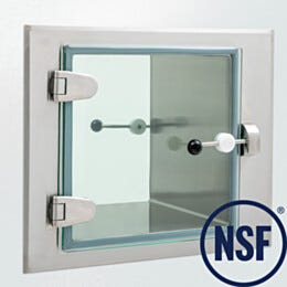 Pass-Through; BioSafe® CleanMount®, Full Glass Door, 24