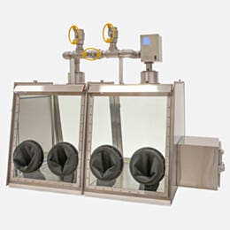 Glovebox; Series 500, Open/Closed Filtration, 304 Stainless Steel, 46