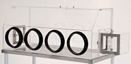 Glovebox; Series 100, Acrylic, 4 Glove Ports, 59