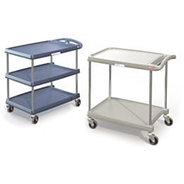 Cart; Medical, Utility, Gray, Polymer, 27.7
