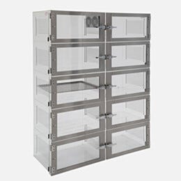 Desiccator; IsoDry®, Acrylic, 10 Chambers, 46