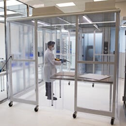 Softwall Particle Containment Room; Portable, 8' x 6' x 7'