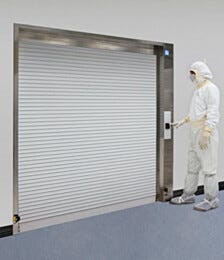 Roll-Up Door; Aluminum Slats, 69.125