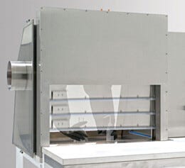 Pneumatic Sliding Door, Stainless Steel, Left/Right-Mount, 22