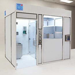 Cleanroom; Hardwall, Modular, Polypropylene Panels, Powder-Coated Steel Frame