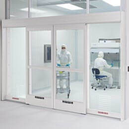 Door, Pre-Hung; Automatic Right Sliding, Recessed, 46
