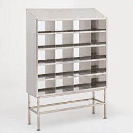 Free-Standing Multifunctional Storage System, BioSafe®, 304 SS, 40