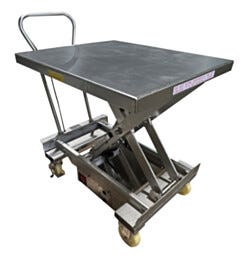 Scissor Lift Table, 316L Stainless Steel, 50