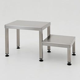 BioSafe® Dual-Level Gowning Bench; 304 Stainless Steel, 36