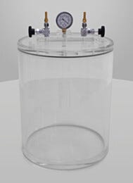 Vacuum Chamber; Cylinder, Acrylic, 8