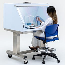 Hood; ValuLine®, Benchtop, Ducted, Polypropylene, 36