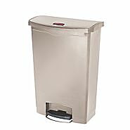 24 Gal. Beige Step-On Container  |  1457-27A displayed