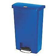13 Gal. Blue Step-On Container  |  1457-15A displayed
