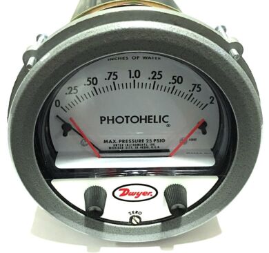 Precise pressure switch allows control of low and high gas pressures  |  2625-16 displayed