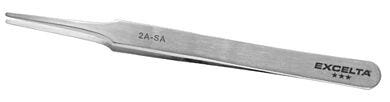Tapered thin tip tweezers with flat round points  |  9300-17 displayed