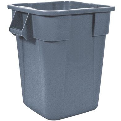 Brute 40 Gallon Square Gray Container without Lid  |  1457-56 displayed