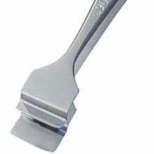 Long tweezer with bent handles designed for handling 4