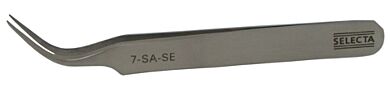 Curved tip high precision point tweezers  |  9301-78 displayed