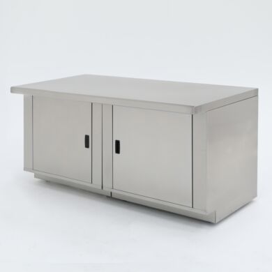 72” wide stainless steel laboratory base cabinet with 2 doors  |  1725-05 displayed