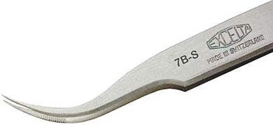 Curved tip high precision point tweezers  |  9303-21 displayed