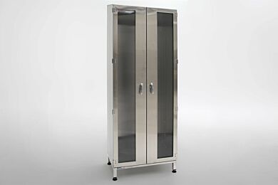 Stainless steel storage cabinet. Product details may differ.  |  4101-66A displayed