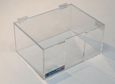 Acrylic Cleanroom Wiper Enclosed Dispenser  |  4951-02 displayed
